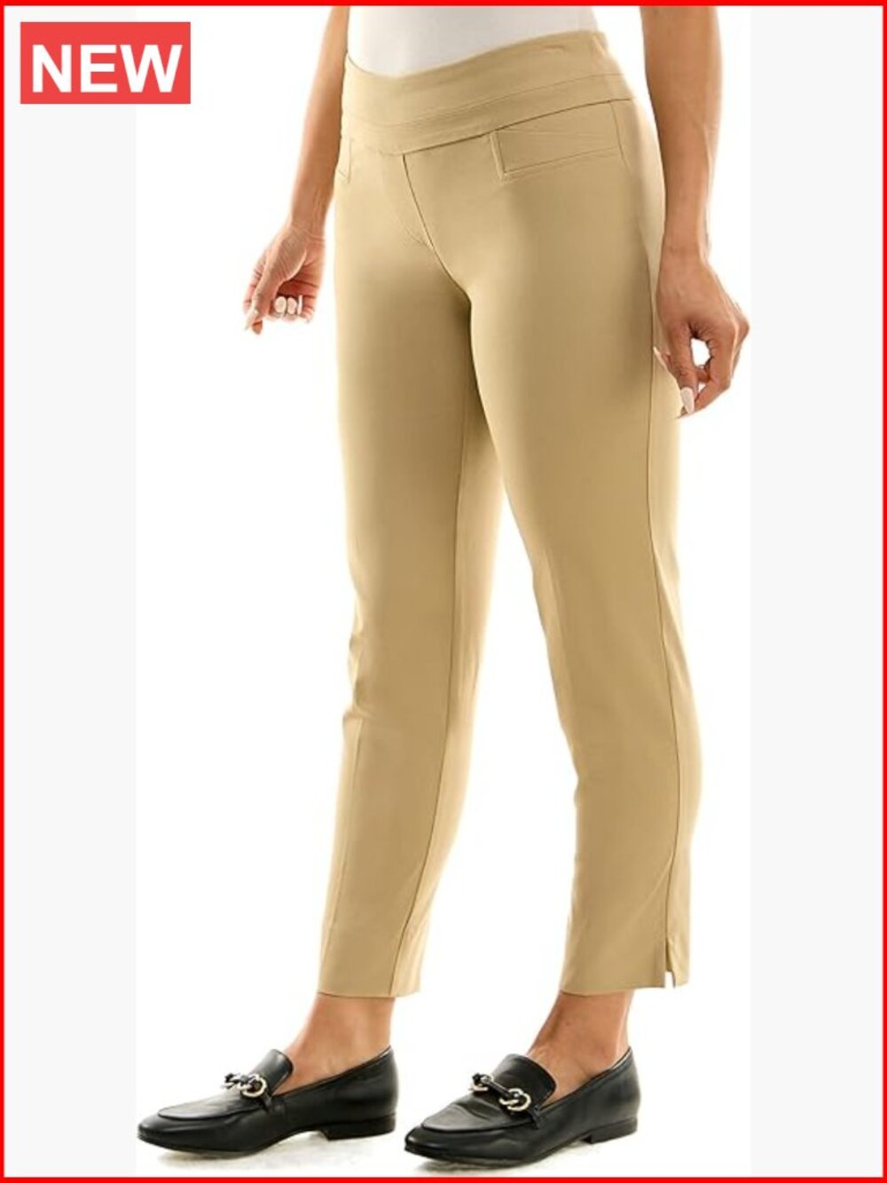 Pull-On Ankle Length Pants with Millennium Fabric Slim Fit